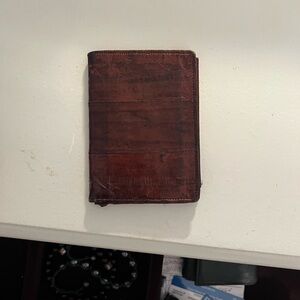 Brown leather wallet